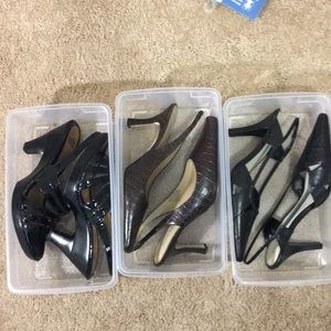 Bundle Women’s Leather Heels Size 10